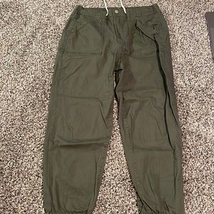 Green Cargo Joggers